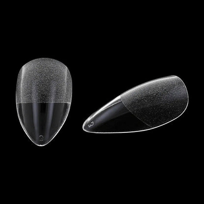 Full Cover Almond - Clear Nail Tips - 360 Tips   Naio Nails