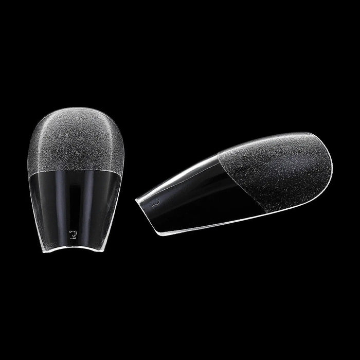 Full Cover Ballerina - Clear Nail Tips - 360 Tips   Naio Nails