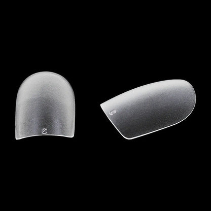 Full Cover Classic Square - Matte Clear Nail Tips - 360 Tips   Naio Nails