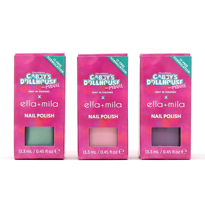 Gabby's Dollhouse Magical Shimmer Set three pink retail boxes