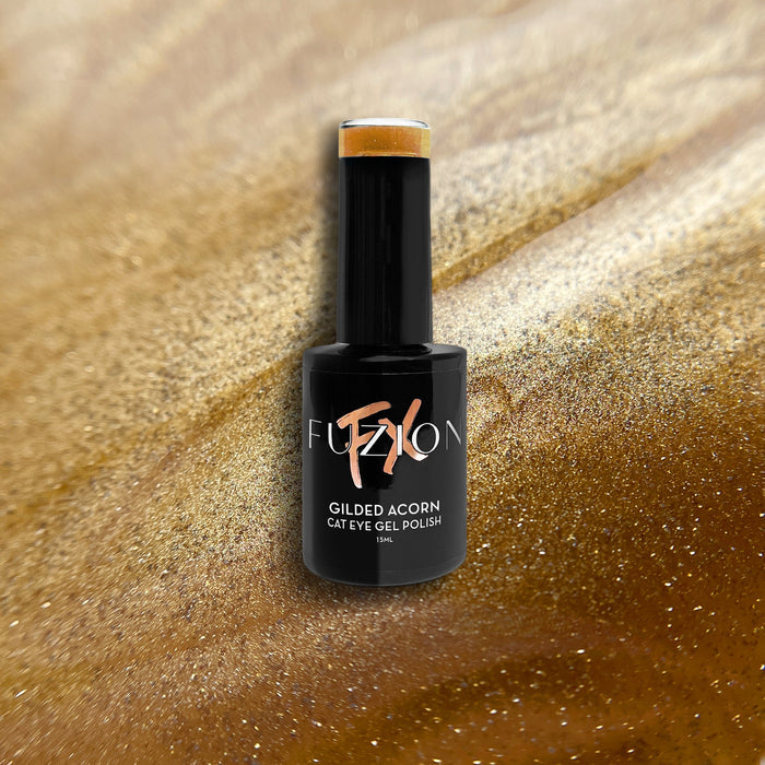 Gilded Acorn | Cat Eye FX Gel Polish | 15ml | Fuzion FX