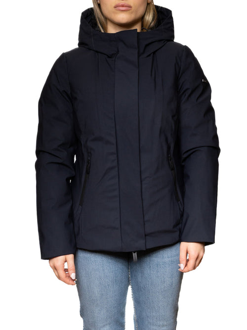 MORE giubbino piuma blu W2024 PIUMA-BLU