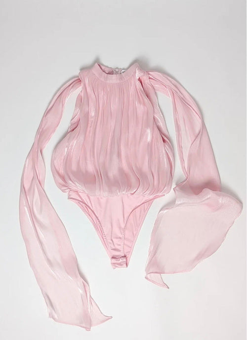 Glossy bodysuit
