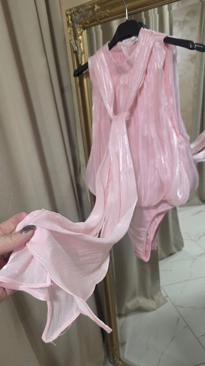 Glossy bodysuit