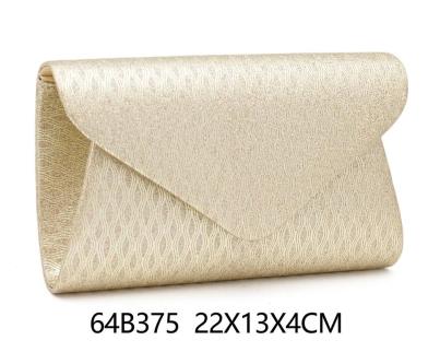 Gold Shimmer Evening Clutch Bag