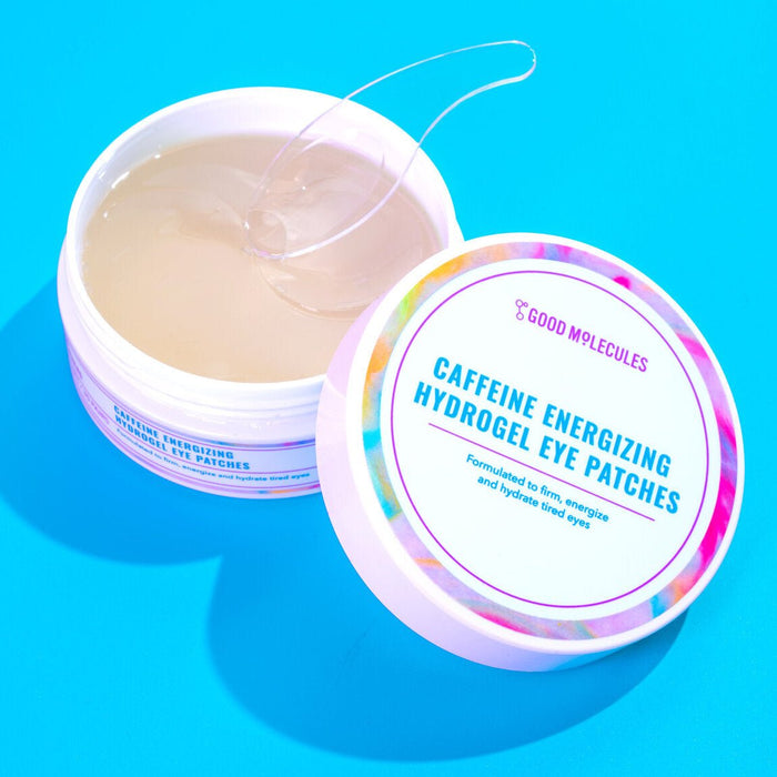 Good Molecules Caffeine Energizing Hydrogel Eye Patches (60 Patches) باتشات العين الهيدروجيل المنشطة بالكافيين من جود موليكولز - Princess Cosmetics Qatar