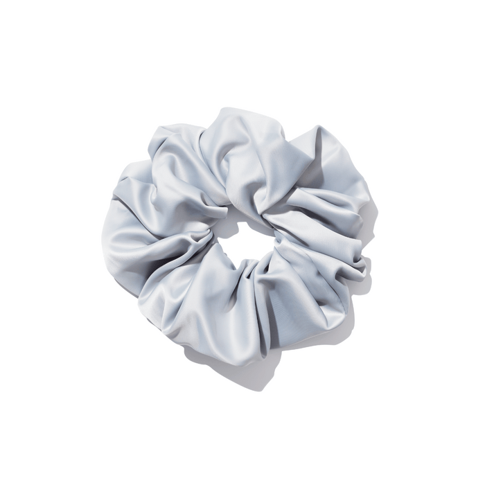 Grey Pillow Scrunchie