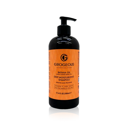 Grogeous Batana Oil Deepmoisturizing Shampoo - Keratin & Protein Care (500ml)