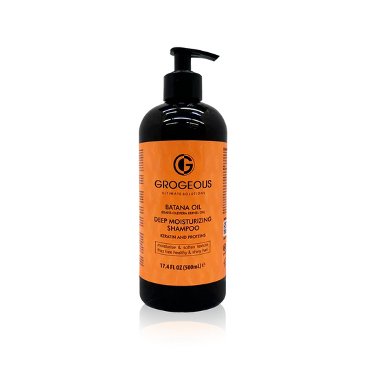 Grogeous Batana Oil Deepmoisturizing Shampoo - Keratin & Protein Care (500ml)