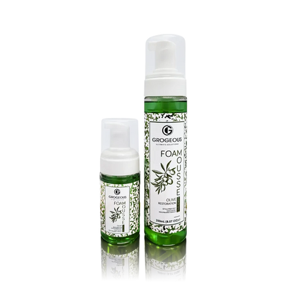 Grogeous Olive Restoration Hair Foam Mousse Deep Repair & Moisture Care