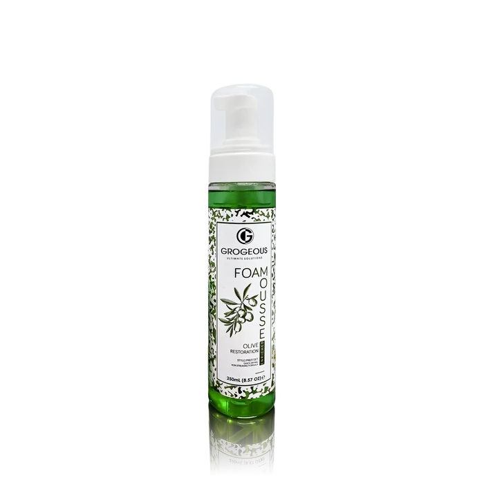 Grogeous Olive Restoration Hair Foam Mousse Deep Repair & Moisture Care