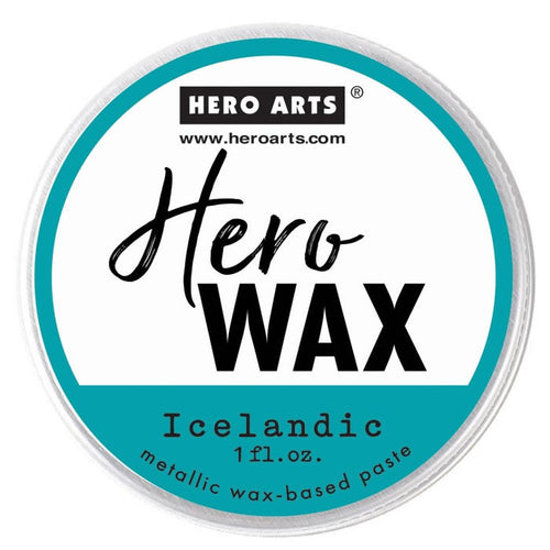 Hero Arts - Hero Wax 1 oz. - Icelandic. Metallic wax-based paste dries permanently on surfaces Available at Embellish Away located in Bowmanville Ontario Canada