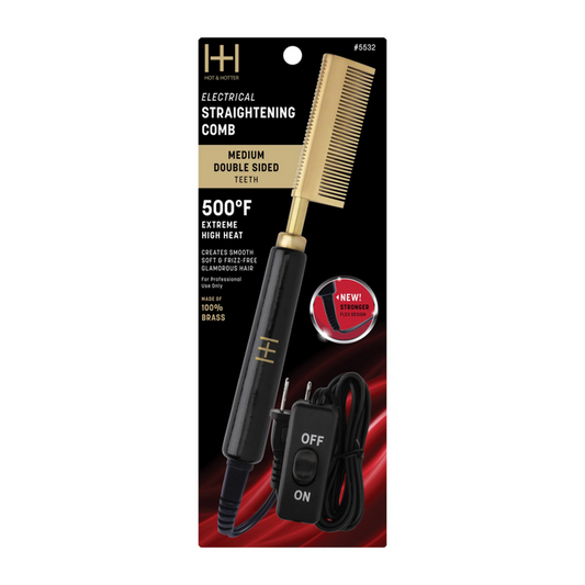H&H Electrical Straightening Comb [Medium Double Sided] #5532