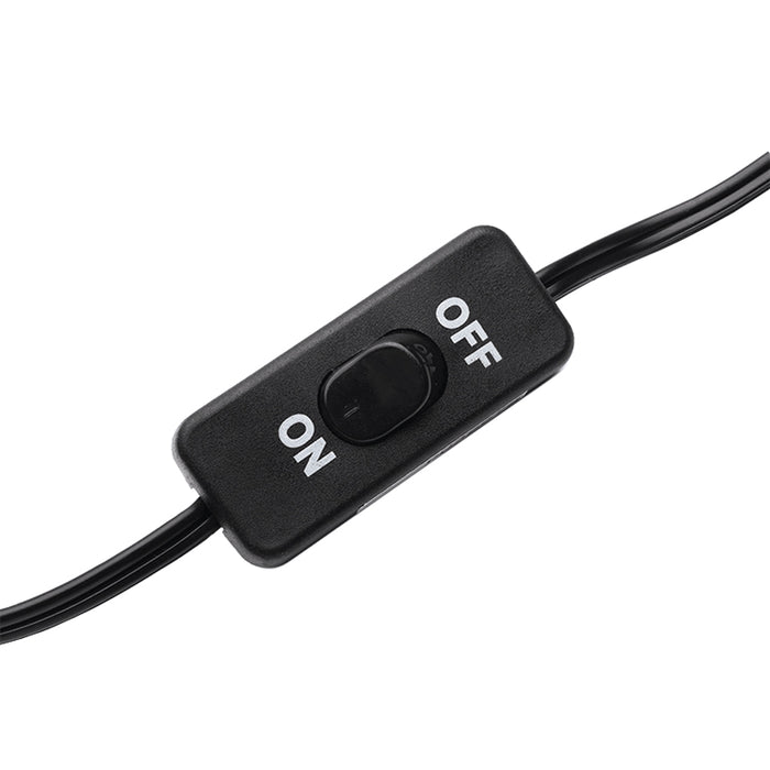 ANNIE black inline on off switch on power cord for electric straightening hot comb with slide button