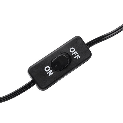 ANNIE black inline on off switch on power cord for electric straightening hot comb with slide button