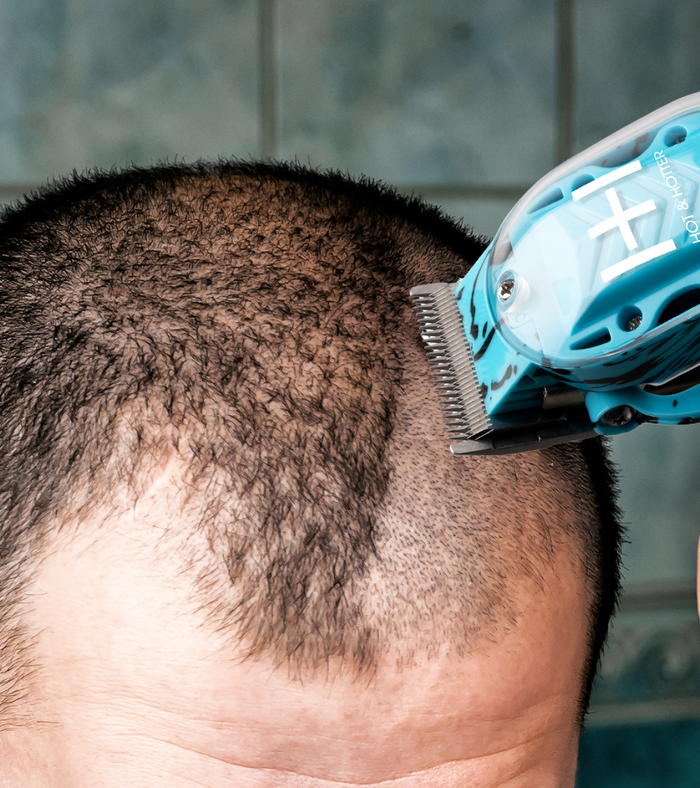 Hot & Hotter Professional Rechargeable Clippers Blue Frost