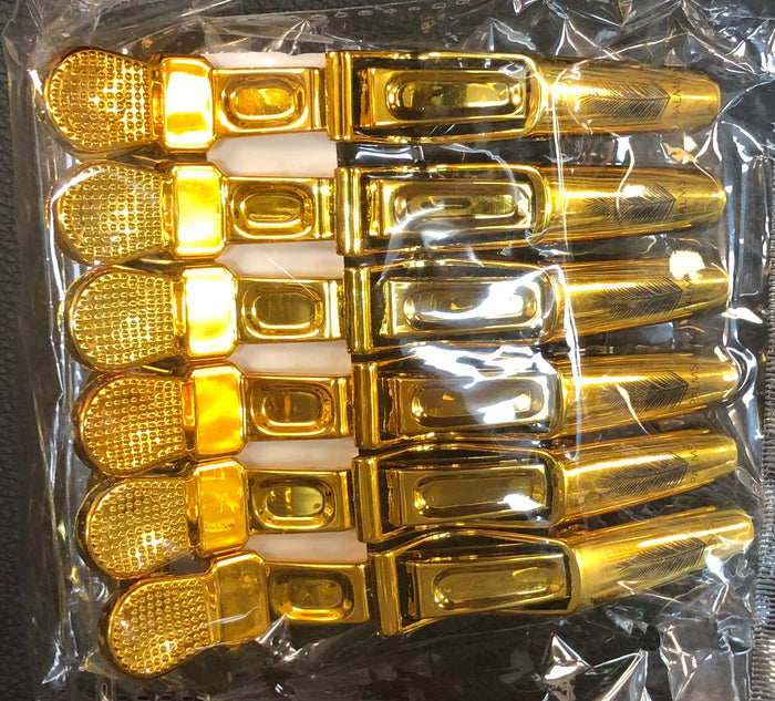 Palms Gator Clips Gold - Palms Fashion Inc.