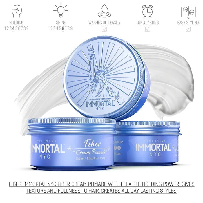 Immortal NYC Creative Fiber Wax – Extreme Hold, Matte Finish IMMORTAL NYC