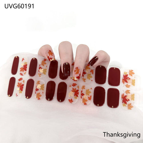 ins UV gel nail sticker UVG60191
