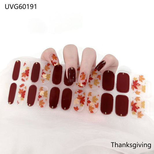 ins UV gel nail sticker UVG60191