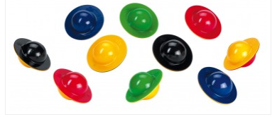 Colorful 12-pack hard hat buttons in Instructors Kit - Medium with pull buoy
