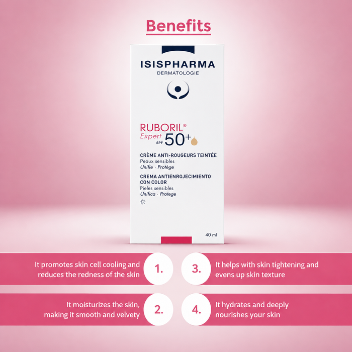 Isispharma Ruboril Expert Tinted Anti-Redness Cream SPF 50+