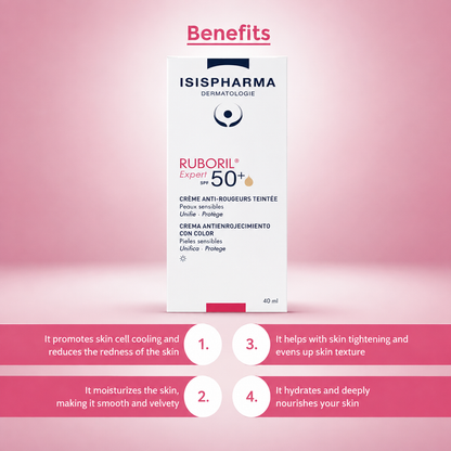Isispharma Ruboril Expert Tinted Anti-Redness Cream SPF 50+
