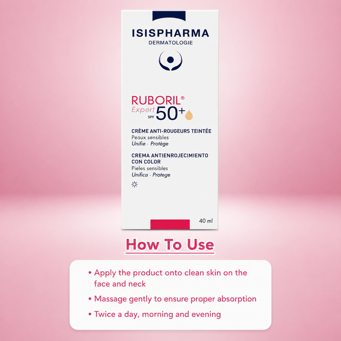 Isispharma Ruboril Expert Tinted Anti-Redness Cream SPF 50+