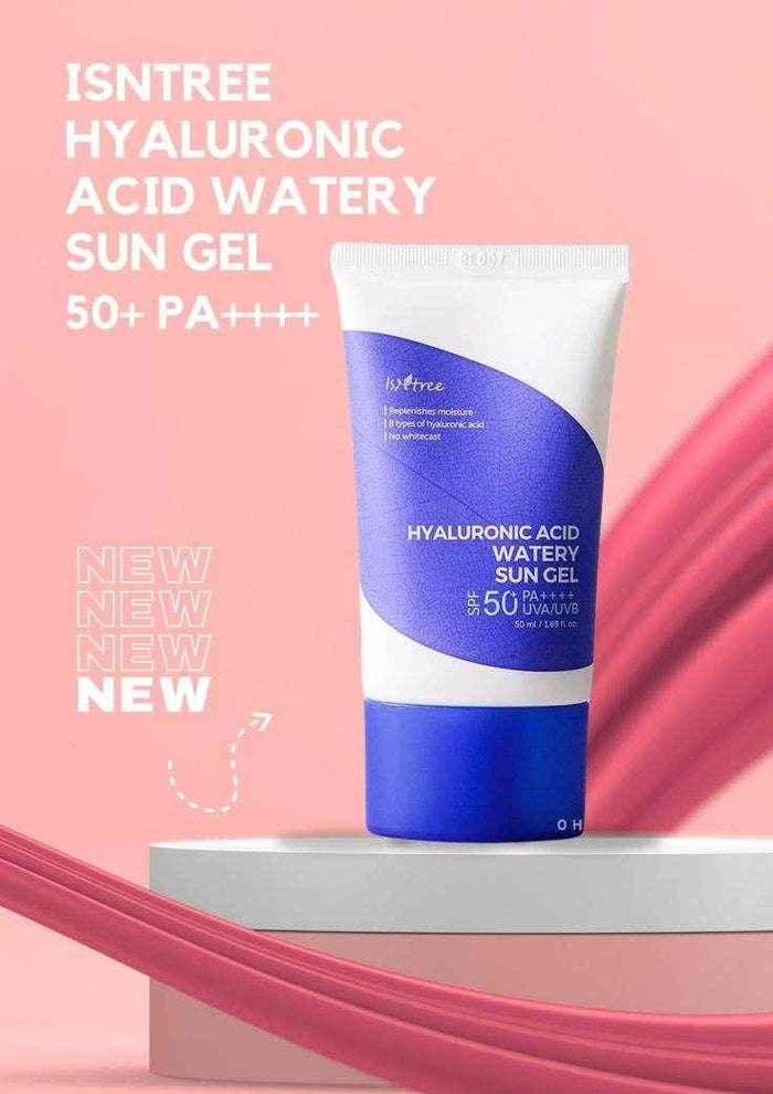 Isntree Hyaluronic Acid Natural Sun Cream SPF50+ - Sunscreen / Facial Sun Protection - Isntree -- United Arab Emirates -- Pinky Cosmetics