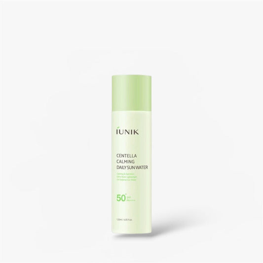 Iunik Centella Calming Daily Sun Water 120ml ماء إيونيك سنتيلا المهدئ للاستخدام اليومي تحت أشعة الشمس - Princess Cosmetics Qatar