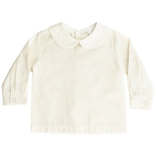 J Bailey L/S Bone Peter Pan Collared Shirt