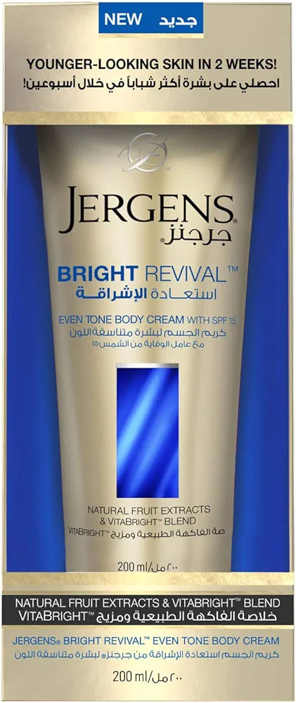JERGENS BRIGHT REVIVAL 200ML