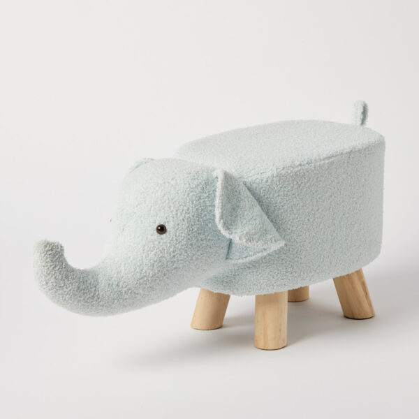 Jiggle & Giggle Elephant Boucle Kids Stool