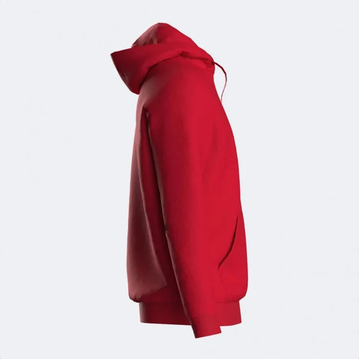 Red Joma boys' combi hooded sweatshirt, a cozy jacket with a hood, designed for kids, featuring a comfortable fit and stylish look.