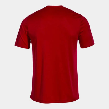 Red Joma boys' Combi T-shirt, a casual short-sleeve T-shirt with a comfortable fit and stylish design for kids.