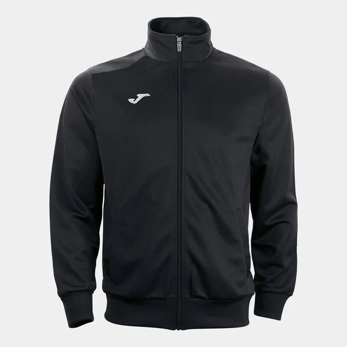 Black Joma Boys Gala Jacket from the Jackets & Hoodies collection, featuring a lightweight design and sporty style.