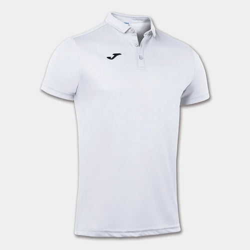 White Joma boys' Hobby Polo shirt, casual T-shirt and polo style, shown on a child in a natural setting.