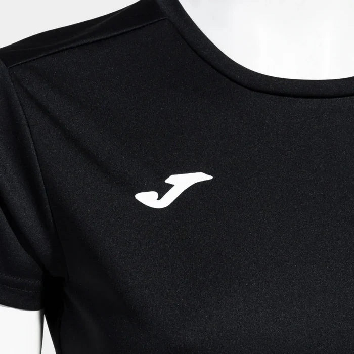 Black Joma girls' Combi T-shirt, a stylish and comfortable T-shirt from the Joma T-shirts & Polos collection.