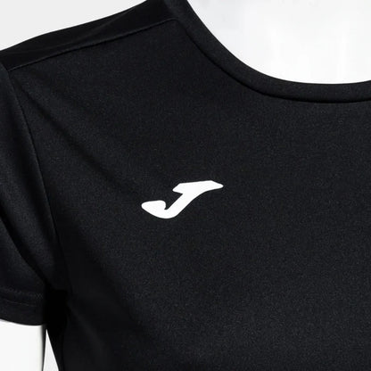 Black Joma girls' Combi T-shirt, a stylish and comfortable T-shirt from the Joma T-shirts & Polos collection.