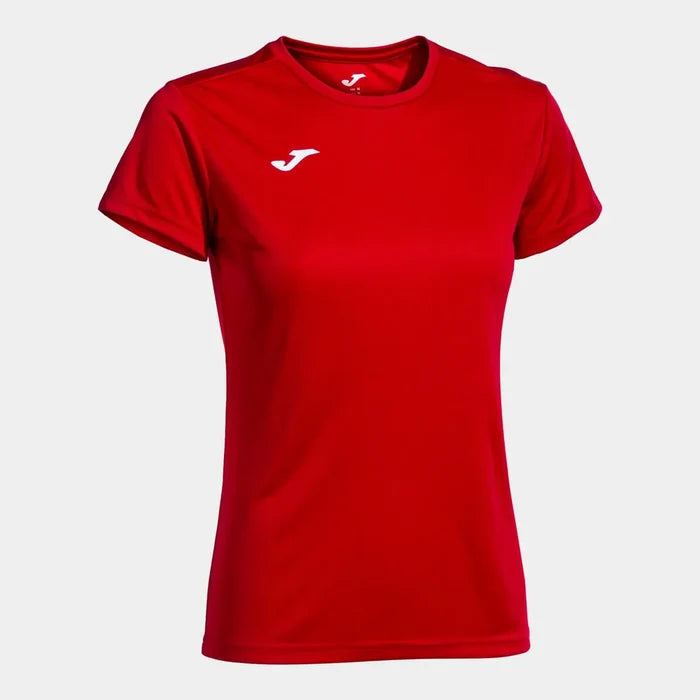 Red Joma girls' Combi T-shirt, casual short-sleeve top with a comfortable fit, perfect for everyday wear.