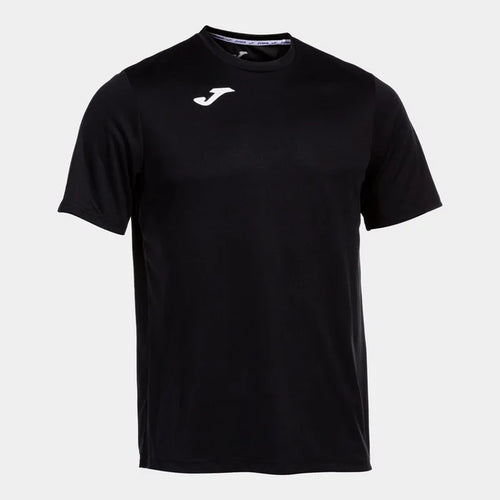 Black Joma men's Combi T-shirt, a casual short-sleeve T-shirt with a comfortable fit and classic design.