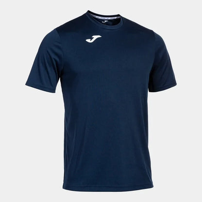 Joma men's Combi T-Shirt in dark navy, casual short-sleeve shirt with a classic fit and logo detail.