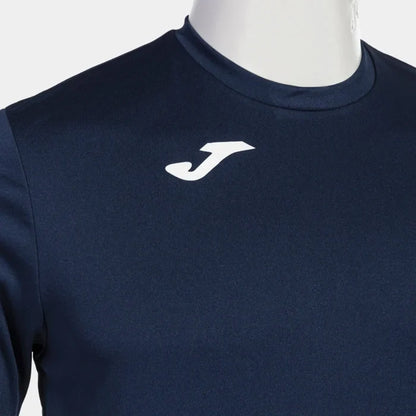 Joma men's Combi T-shirt in dark navy, casual short-sleeve shirt made of soft fabric, featuring a classic fit and subtle branding.
