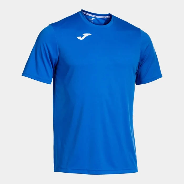 Joma men's Combi T-shirt in royal blue, casual short-sleeve polo shirt with a classic fit and Joma branding.