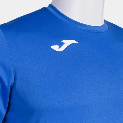 Joma men's Combi T-Shirt in royal blue, casual short-sleeve polo-style shirt with a classic fit and brand logo detail.
