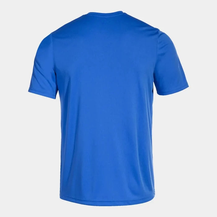Joma men's royal Combi T-shirt, casual short-sleeve polo style with logo detail, made of soft fabric.