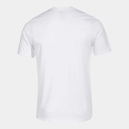 White Joma men's Combi T-shirt, casual short-sleeve cotton tee with Joma branding, suitable for sports and everyday wear.