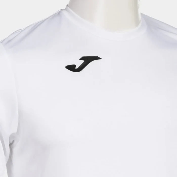 White Joma men's Combi T-shirt made of soft fabric, featuring a classic crew neck and comfortable fit for casual wear.