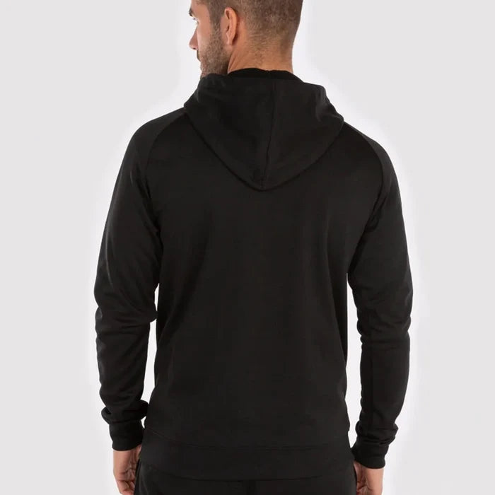 Black Joma Menfis Hoodie Jacket for men, featuring a comfortable design and casual style in a front view.