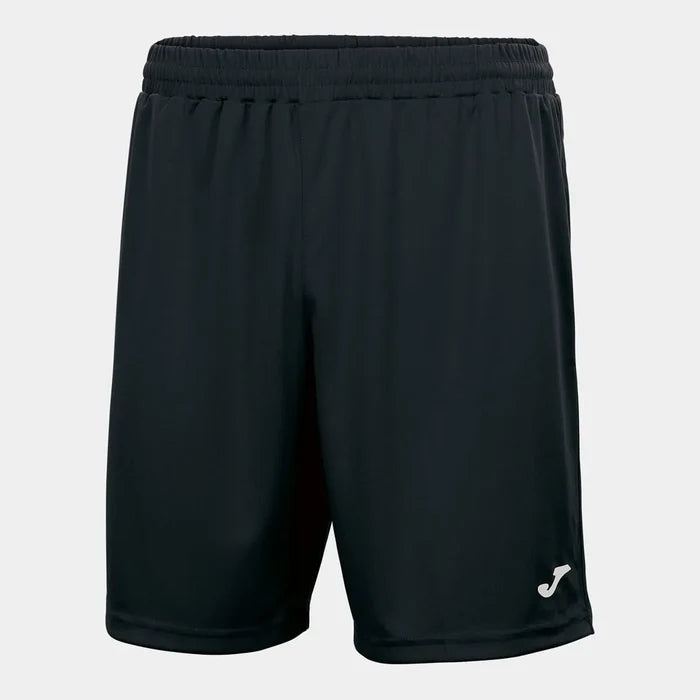 Black Joma Mens Nobel Shorts, athletic sports shorts with a comfortable fit and stylish design, perfect for active wear.